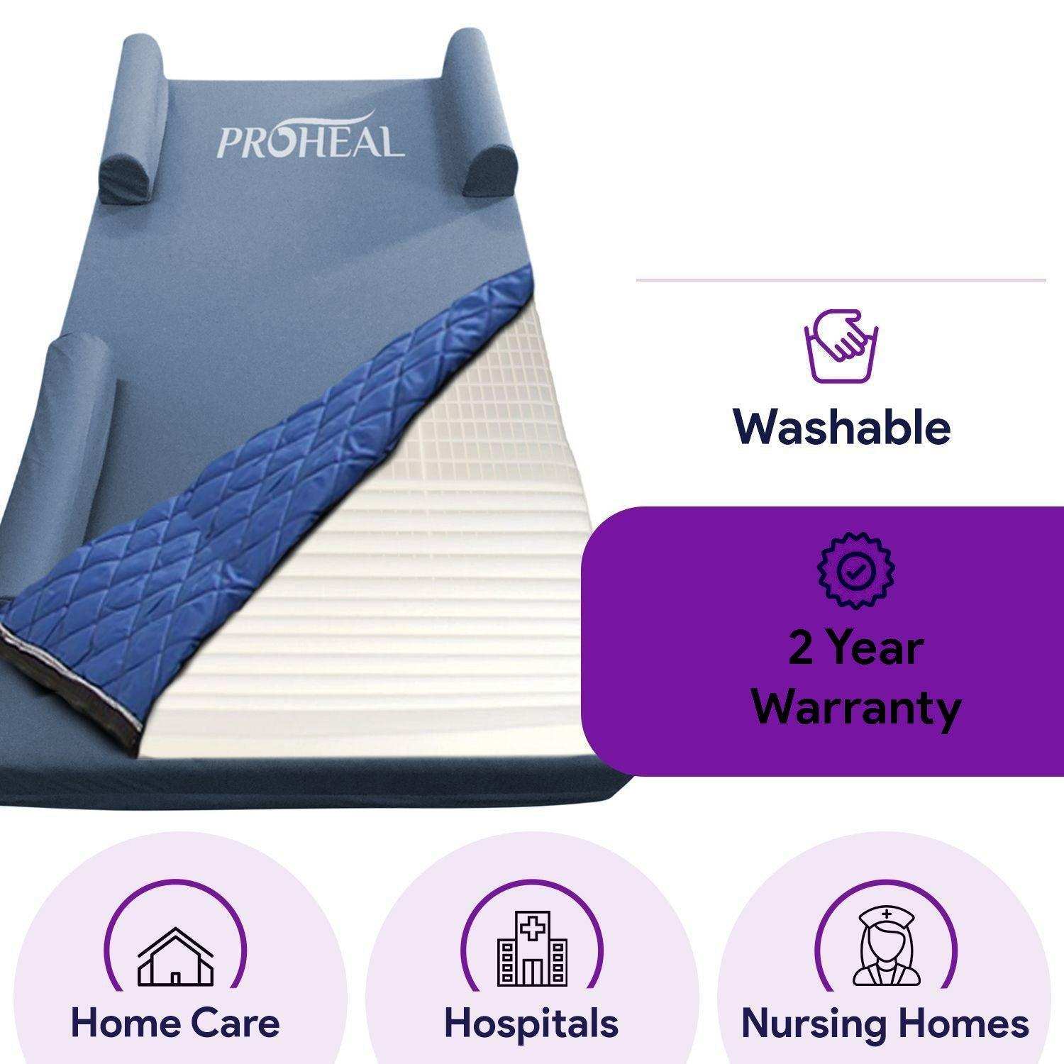 ProHeal Hospital Bed Cover With Defined Bed Rail For Foam Mattress - Shop Home Med