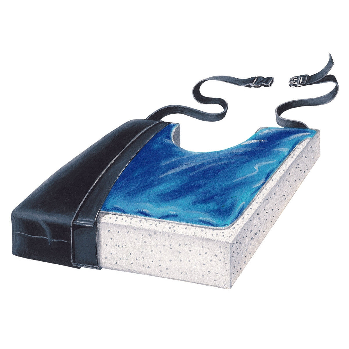 Classic Gel-Foam Wheelchair Cushion shophomemed