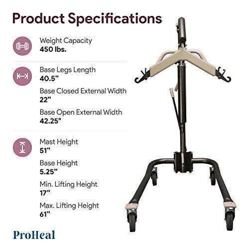 ProHeal Hydraulic Patient Lift - Shop Home Med