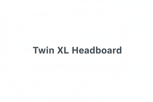 I need a white background with the text Twin XL Headboard on it 