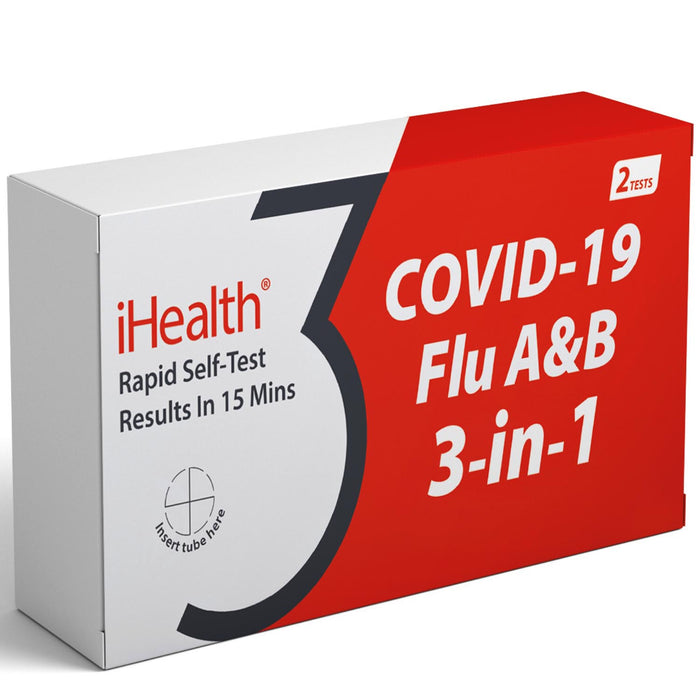 iHealth Covid-19 Flu A&B 3-In-1 Self-Test