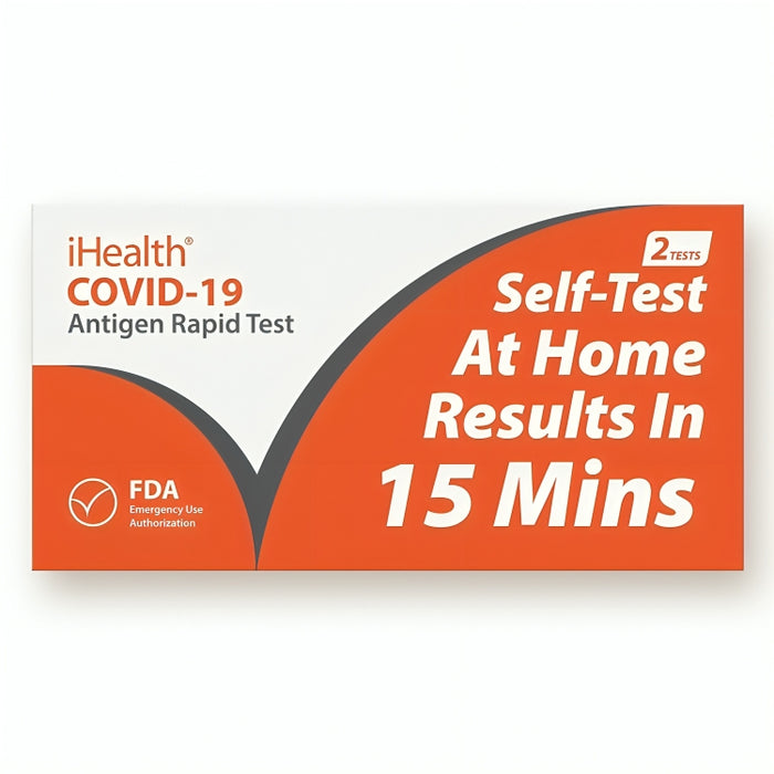 iHealth COVID-19 Antigen Rapid Test at Home Self-Test Results in 15 Mins