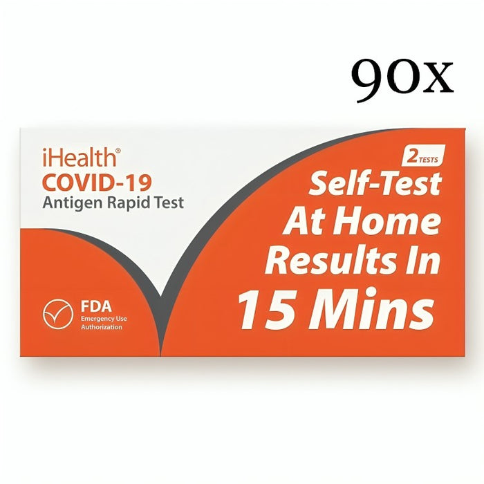 iHealth COVID-19 Antigen Rapid Test at Home Self-Test Results in 15 Mins