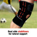 Ace Adjustable Compression Knee Support with Lateral Stabilizers