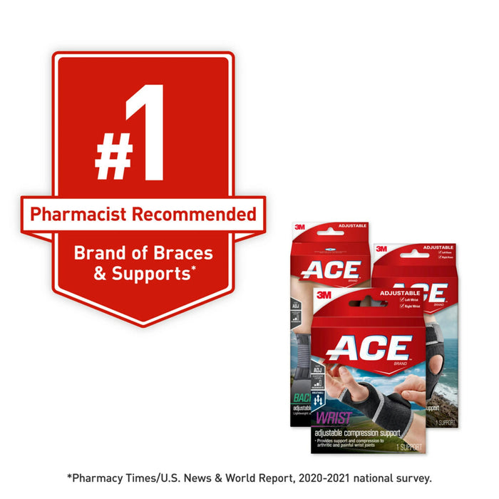 Ace Compression Knee Brace with Side Stabilizers - Small