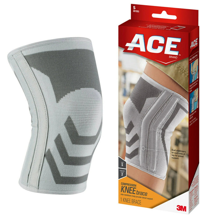 Ace Compression Knee Brace with Side Stabilizers - Small