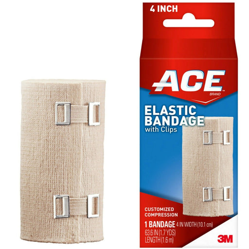 Ace Compression Elastic Bandage with Clips