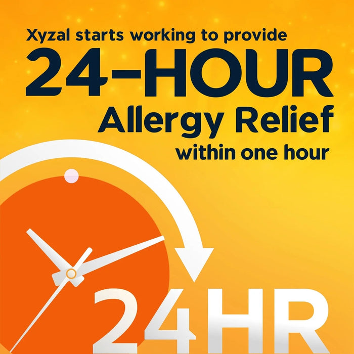 Xyzal Original Prescription Strength 24-Hour Allergy Relief Tablets