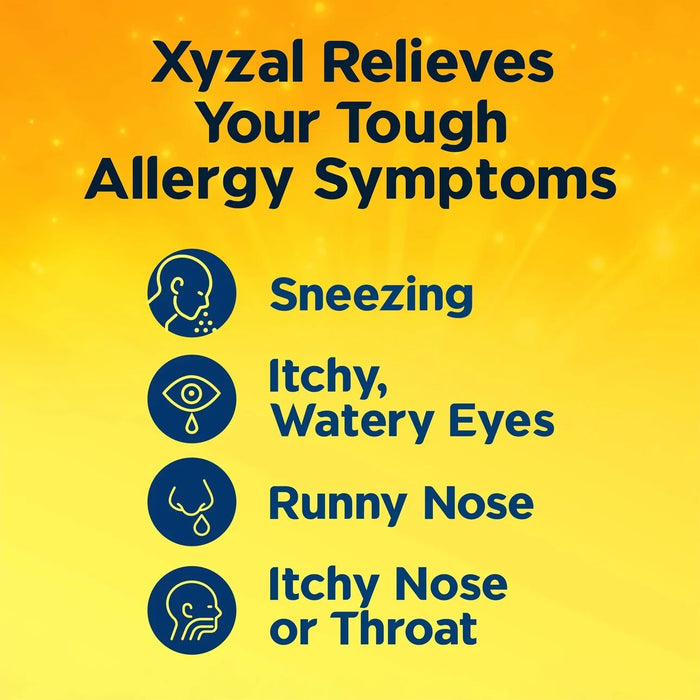 Xyzal Original Prescription Strength 24-Hour Allergy Relief Tablets