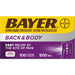 Bayer Extra Strength Back & Body Pain Reliever Aspirin with Caffeine Caplets