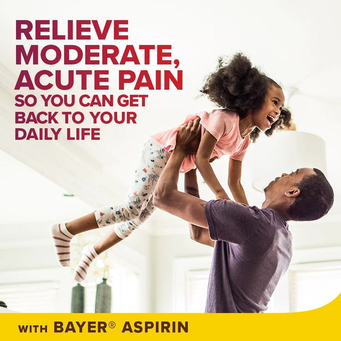 Bayer Extra Strength Back & Body Pain Reliever Aspirin with Caffeine Caplets