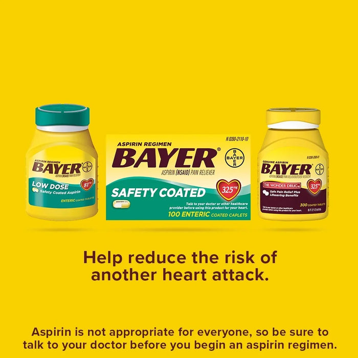 Bayer Genuine Aspirin Multi-Symptom Pain Reliever Tablets