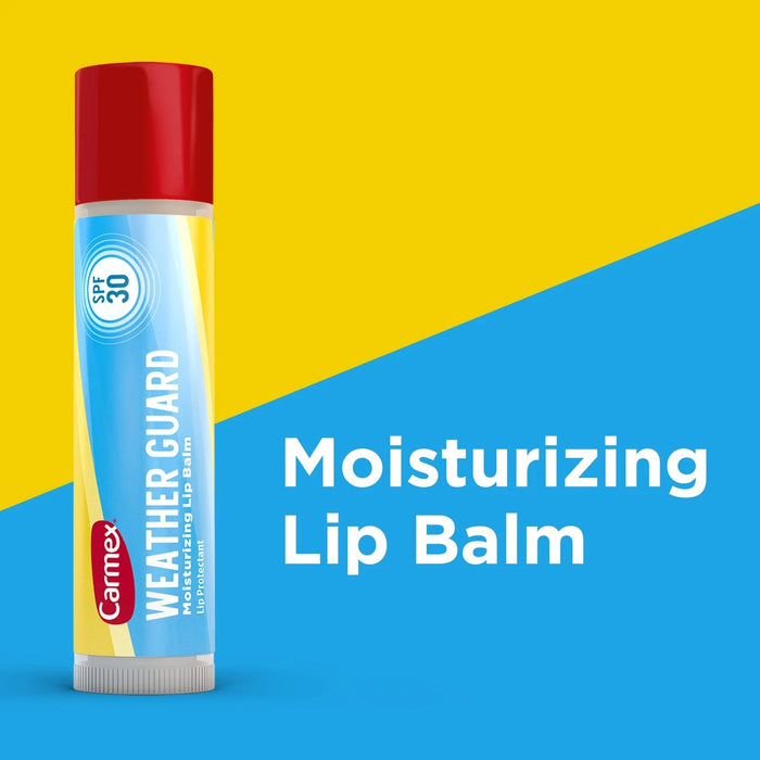 Carmex Weather Guard Moisturizing Lip Balm Stick SPF 30