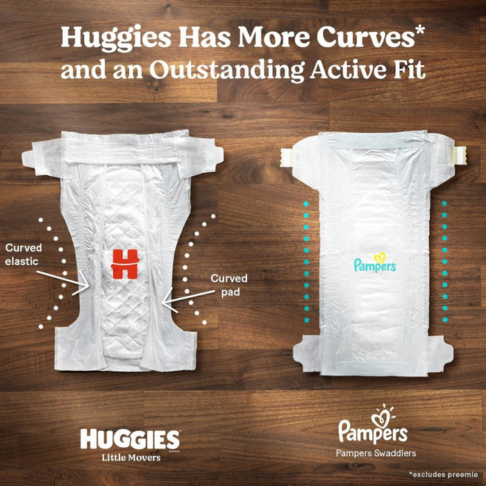 Huggies Little Movers Baby Diapers