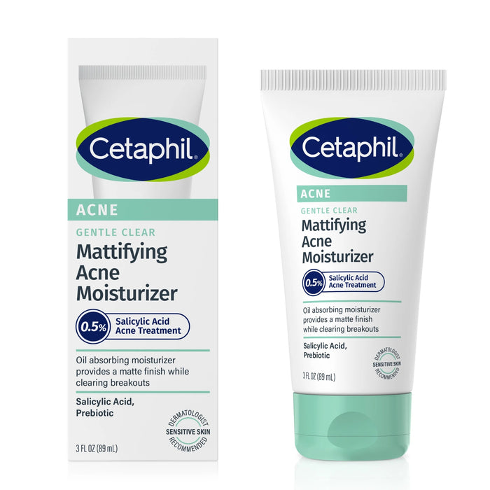 Cetaphil Gentle Clear Mattifying Acne Face Moisturizer - 3 oz