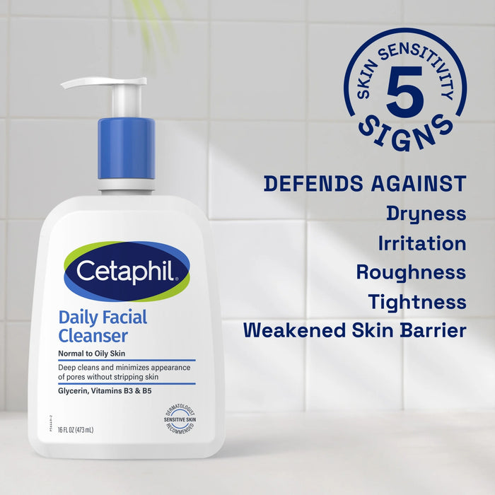 Cetaphil Daily Facial Cleanser for Normal to Oily Skin