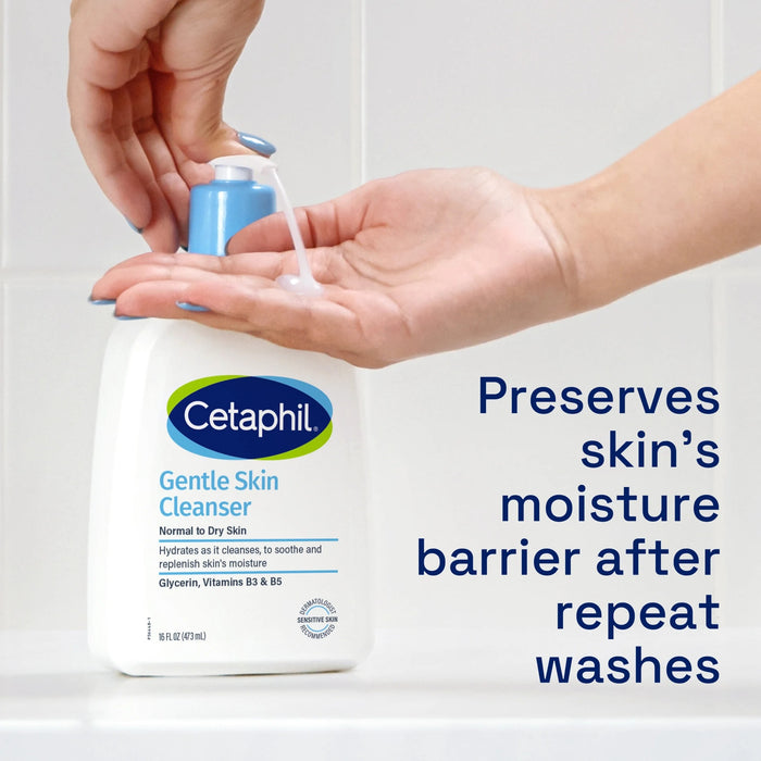 Cetaphil Hydrating Gentle Skin Cleanser for Dry to Normal Sensitive Skin