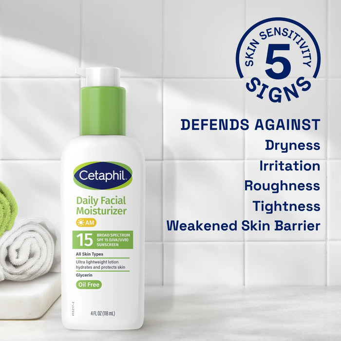 Cetaphil Daily Oil-Free Facial Moisturizer with SPF 15 Sunscreen