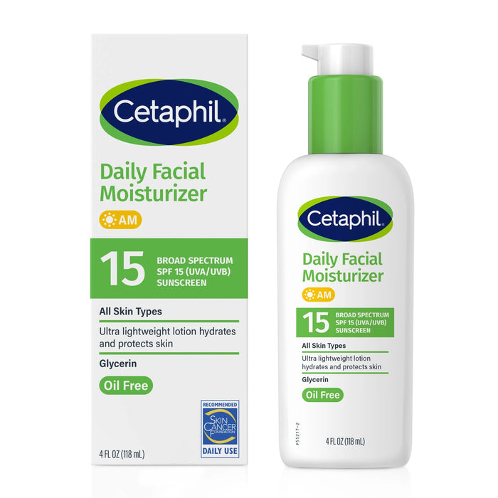 Cetaphil Daily Oil-Free Facial Moisturizer with SPF 15 Sunscreen