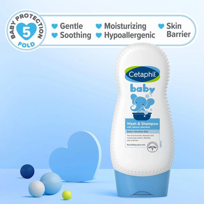 Cetaphil Baby Wash & Shampoo with Natural Calendula