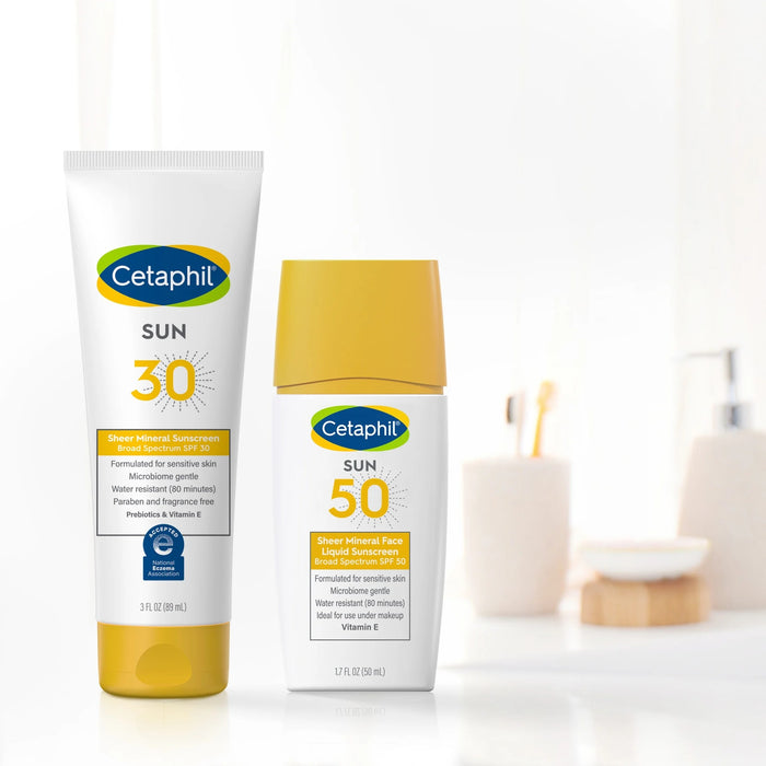 Cetaphil Sheer Mineral for Face & Body Sunscreen Lotion