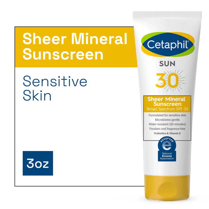 Cetaphil Sheer Mineral for Face & Body Sunscreen Lotion