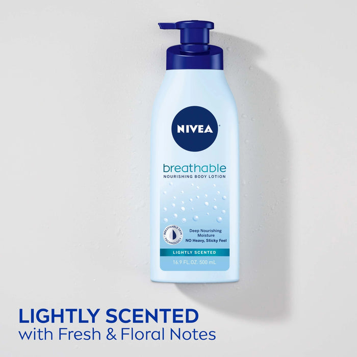 Nivea Breathable Nourishing Body Lotion Lightly Scented - 13.5 oz