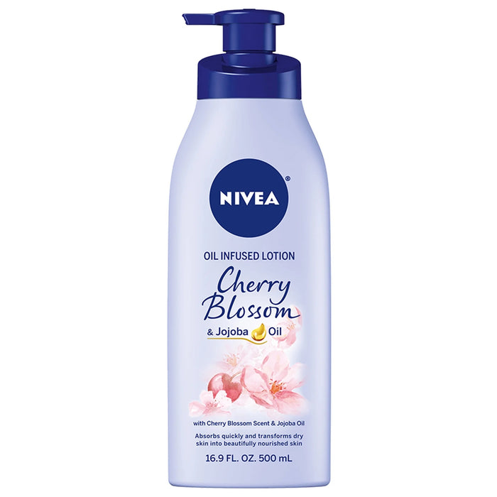 Nivea Oil Infused Cherry Blossom & Jojoba Oil Body Lotion - 16.9 oz