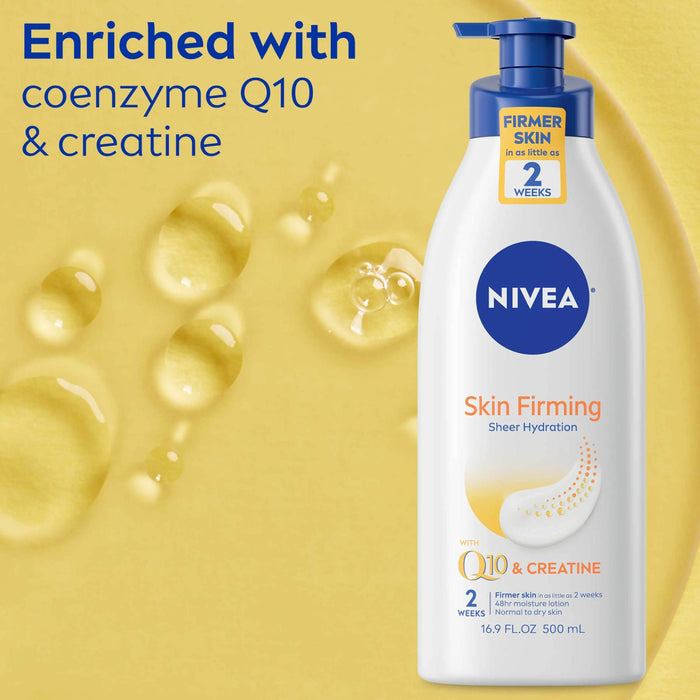 Nivea Skin Firming Sheer Hydration with Q10 & Creatine Body Lotion - 16.9 oz