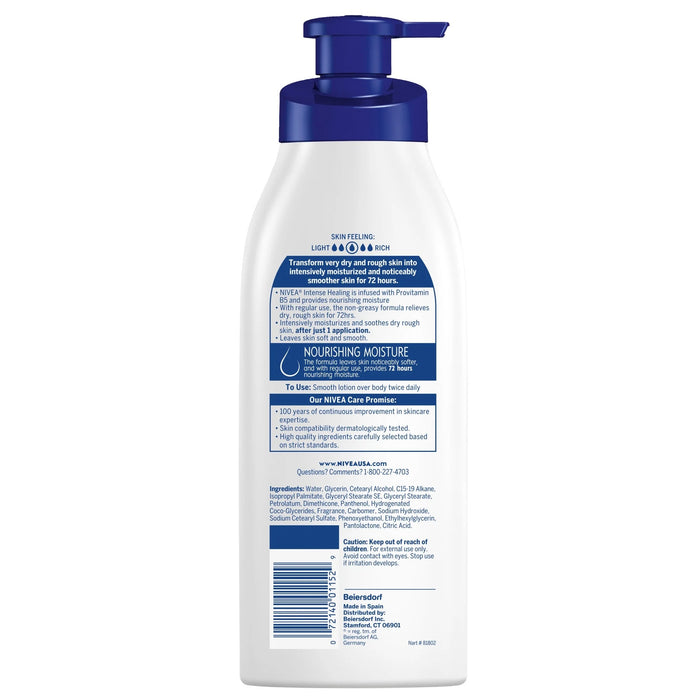 Nivea Intense Healing 72 Hour with Pro Vitamin B5 Body Lotion - 16.9 oz