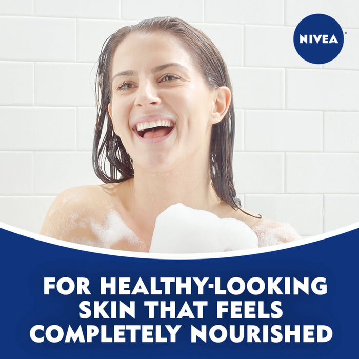 Nivea Refreshing Body Wash with Nourishing Serum Basil and White Tea - 20 oz