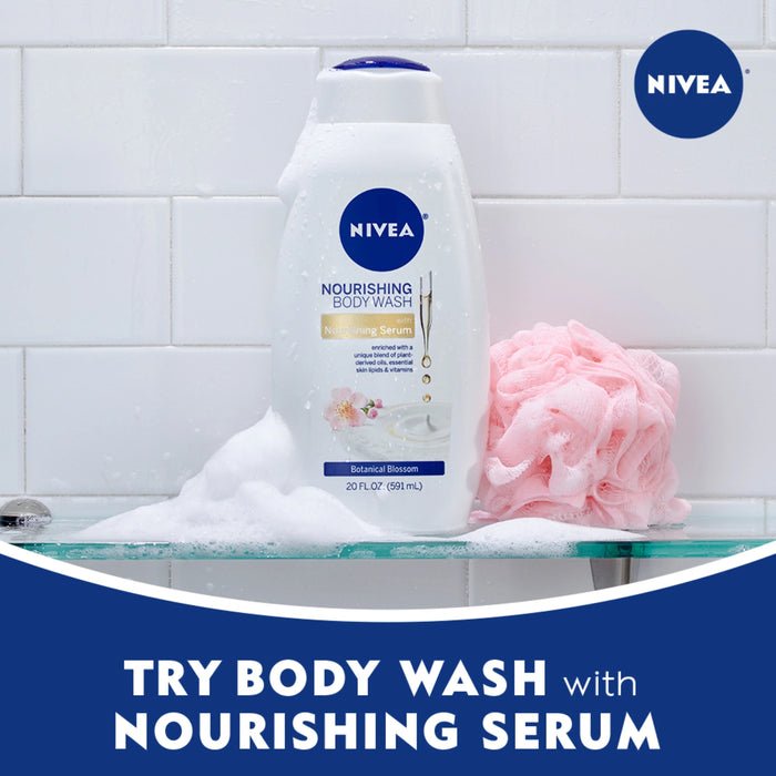 Nivea Nourishing Botanical Blossom with Nourishing Serum Body Wash - 20 oz