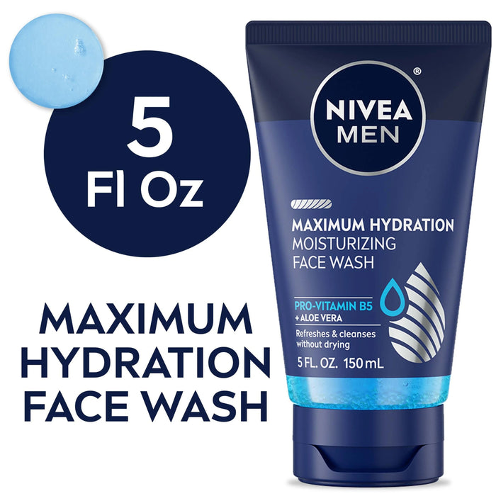 Nivea Men Maximum Hydration Moisturizing Face Wash & Face Lotion with Aloe Vera