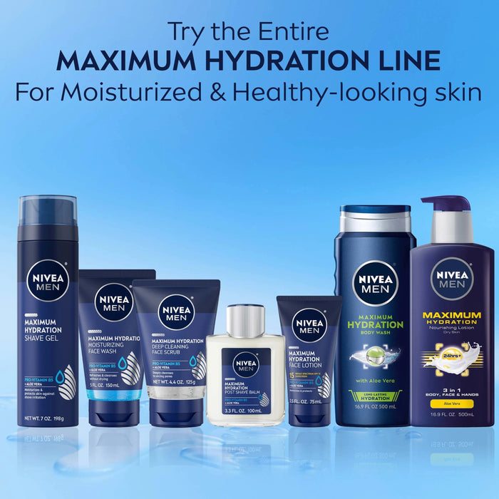 Nivea Men Maximum Hydration Moisturizing Face Wash & Face Lotion with Aloe Vera