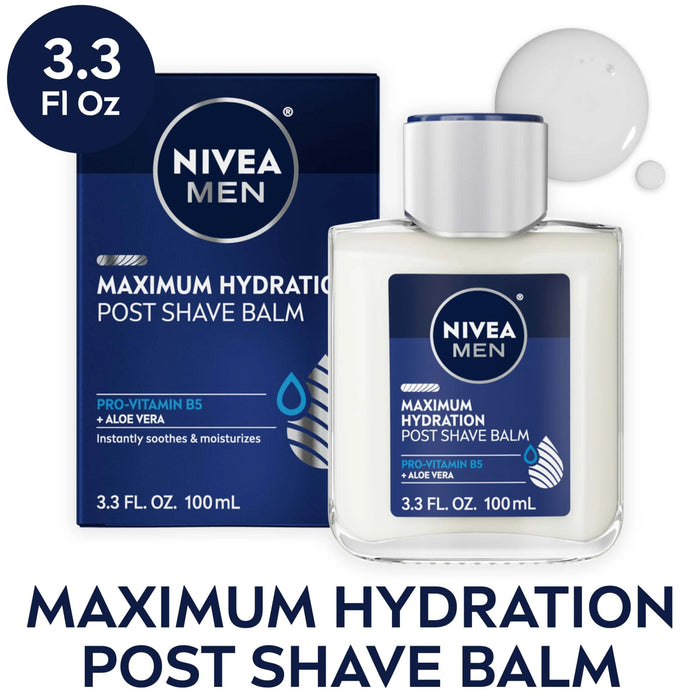 Nivea Men Maximum Hydration Moisturizing Post Shave Balm - 3.3 oz