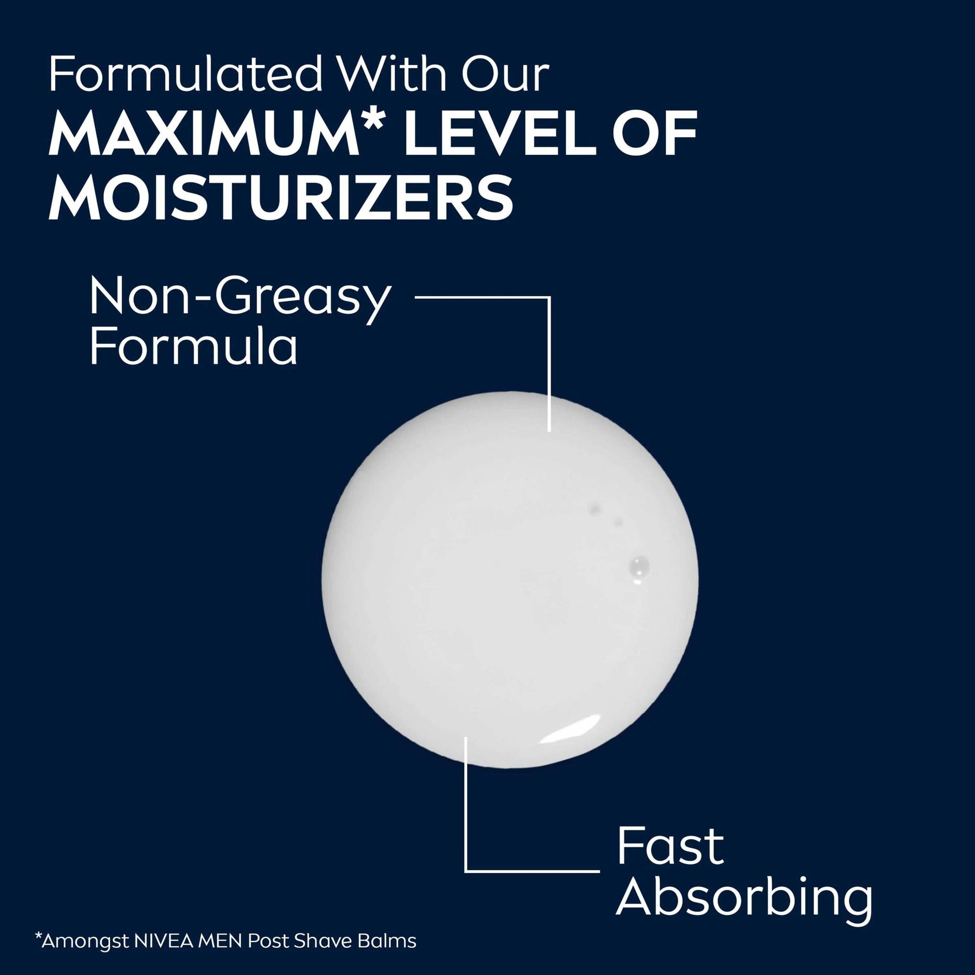 Nivea Men Maximum Hydration Moisturizing Post Shave Balm - 3.3 oz