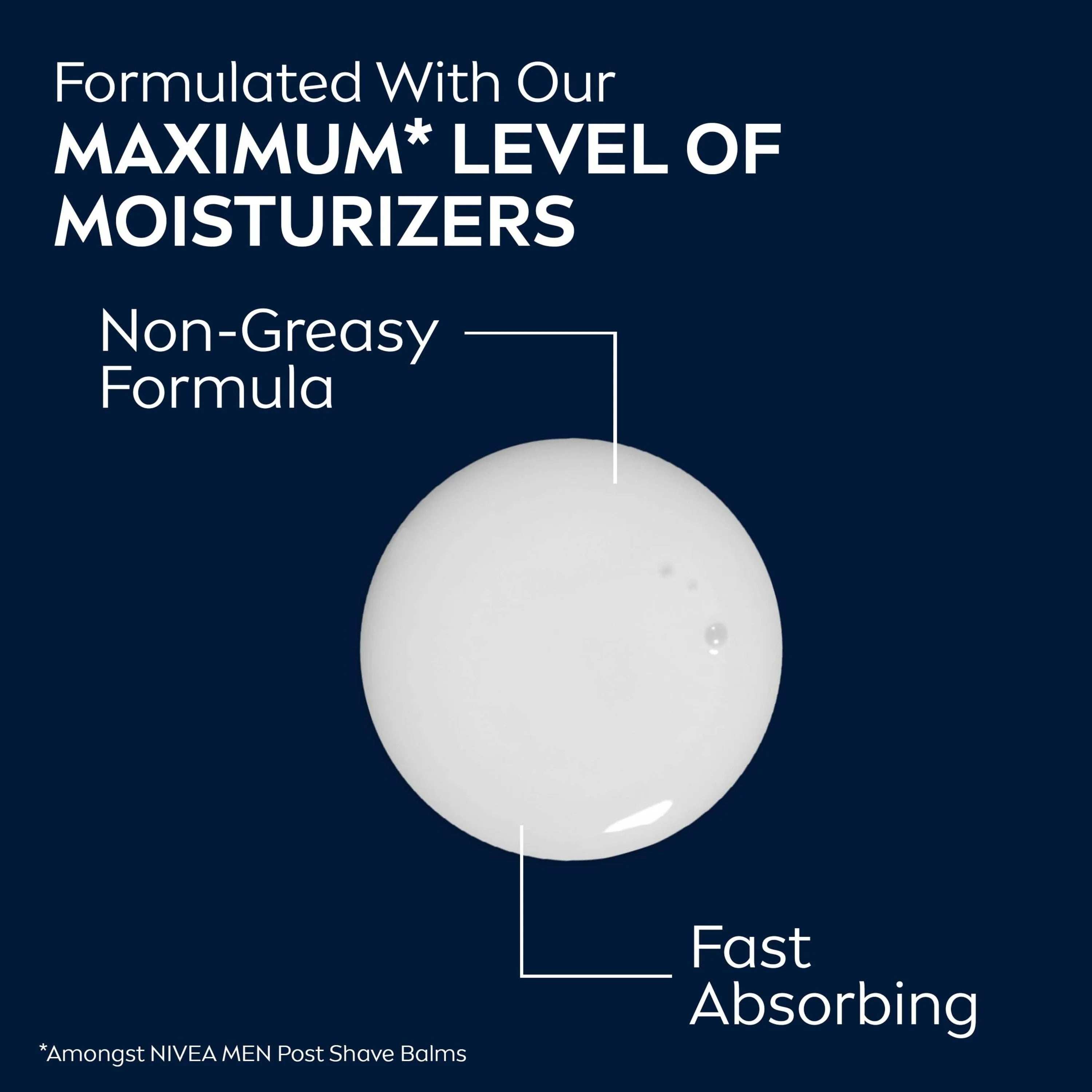 Nivea Men Maximum Hydration Moisturizing Post Shave Balm - 3.3 oz