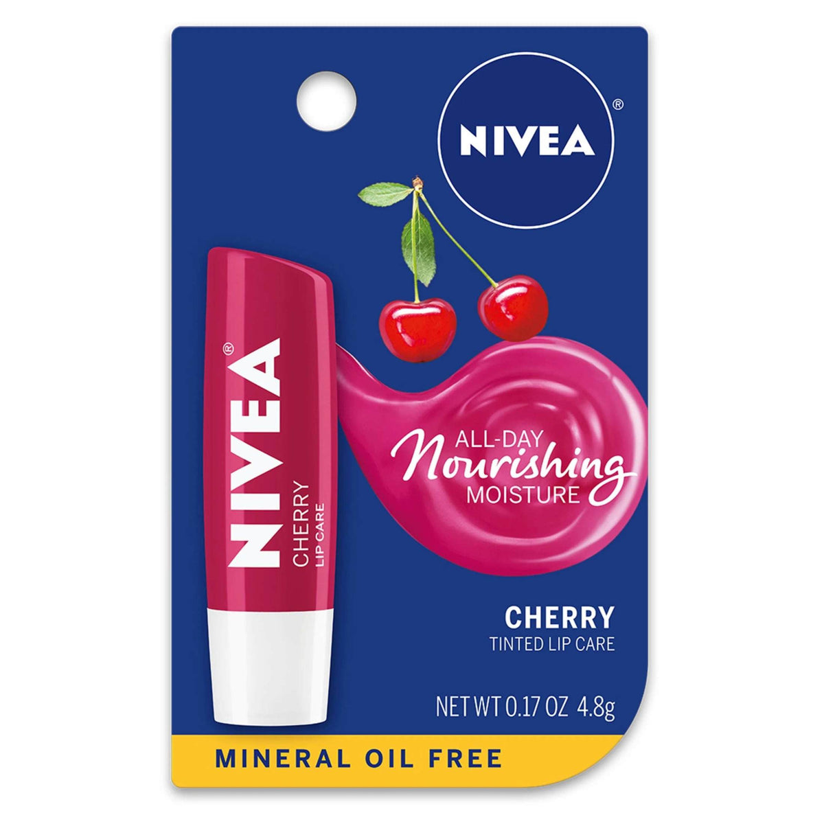 Nivea Tinted Lip Care Cherry Balm Stick — Shop Home Med