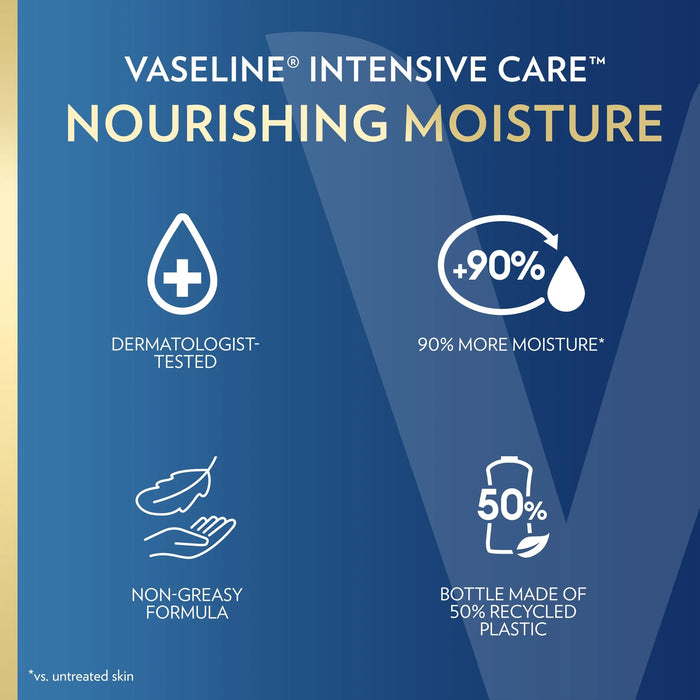 Vaseline Intensive Care Essential Healing Body Lotion Nourishing Moisture - 10 oz