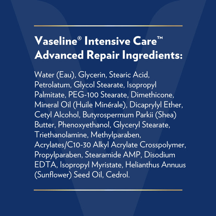 Vaseline Intensive Care Moisturizing Advanced Repair Unscented Body Lotion - 10 oz