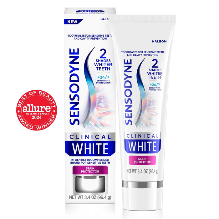 Sensodyne Clinical White Stain Protector Toothpaste - 3.4 oz