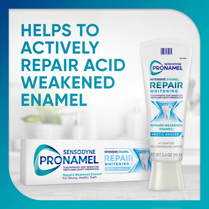 Sensodyne Pronamel Intensive Enamel Repair Whitening Toothpaste Artic Breeze - 3.4 oz