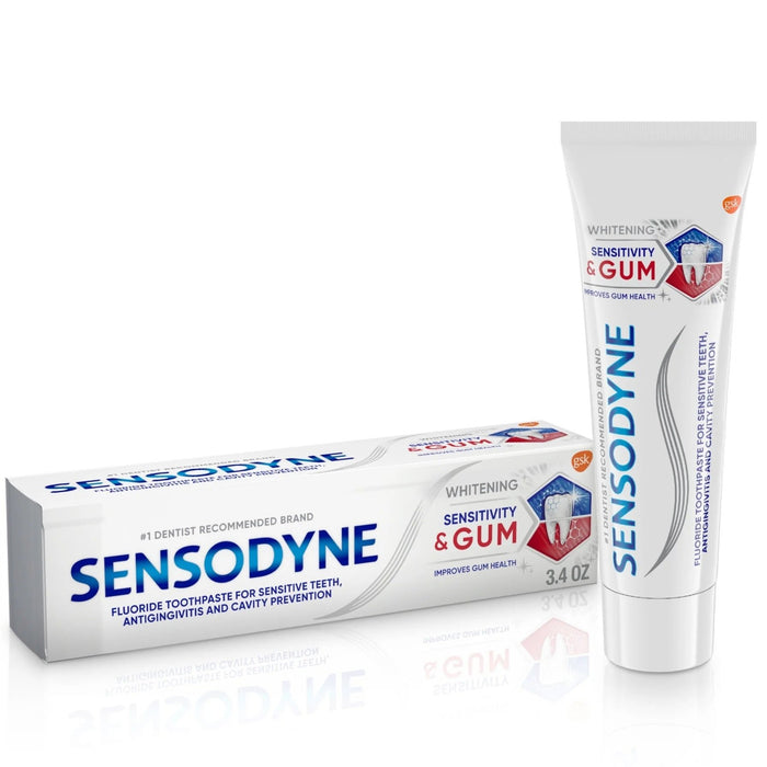 Sensodyne Sensitivity & Gum Whitening Toothpaste - 3.4 oz