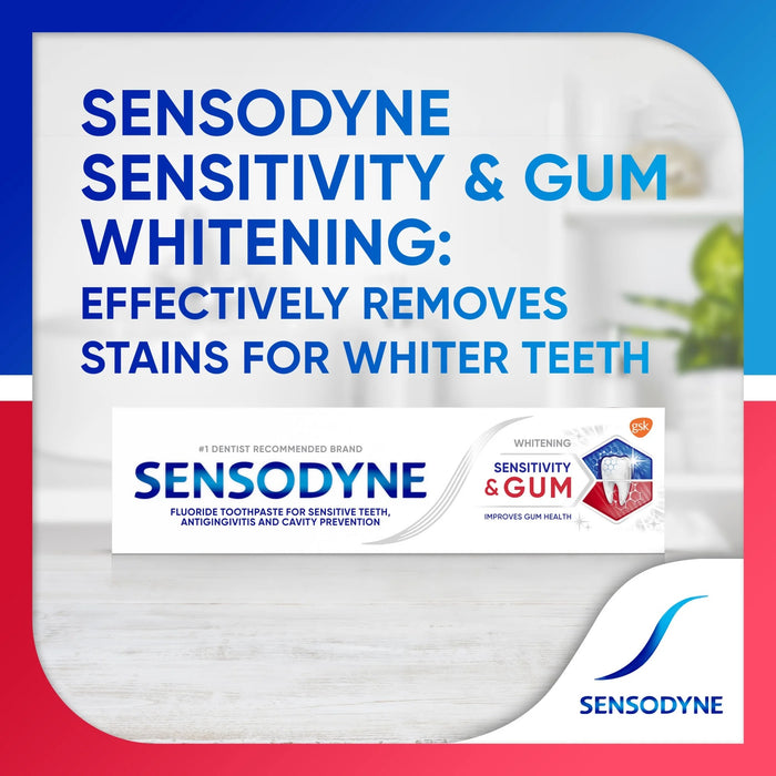 Sensodyne Sensitivity & Gum Whitening Toothpaste - 3.4 oz