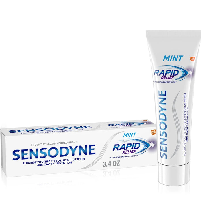 Sensodyne Rapid Relief Sensitive Teeth Toothpaste Mint & Extra Fresh - 3.4 oz