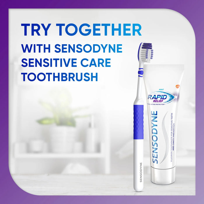 Sensodyne Rapid Relief Sensitive Teeth Toothpaste Mint & Extra Fresh - 3.4 oz