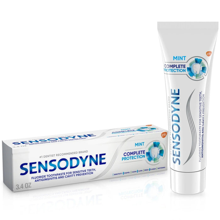 Sensodyne Complete Protection Sensitive Teeth Toothpaste Mint & Extra Fresh - 3.4 oz