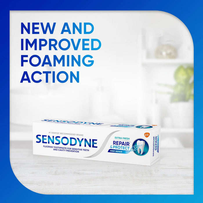 Sensodyne Repair & Protect Sensitive Teeth Toothpaste Extra Fresh - 3.4 oz