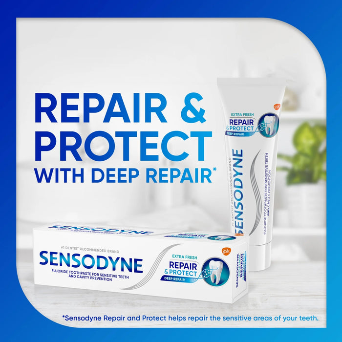 Sensodyne Repair & Protect Sensitive Teeth Toothpaste Extra Fresh - 3.4 oz