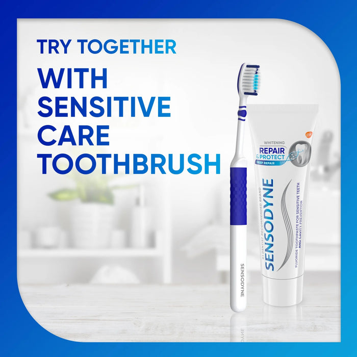 Sensodyne Repair & Protect Whitening Sensitive Toothpaste Deep Repair - 3.4 oz